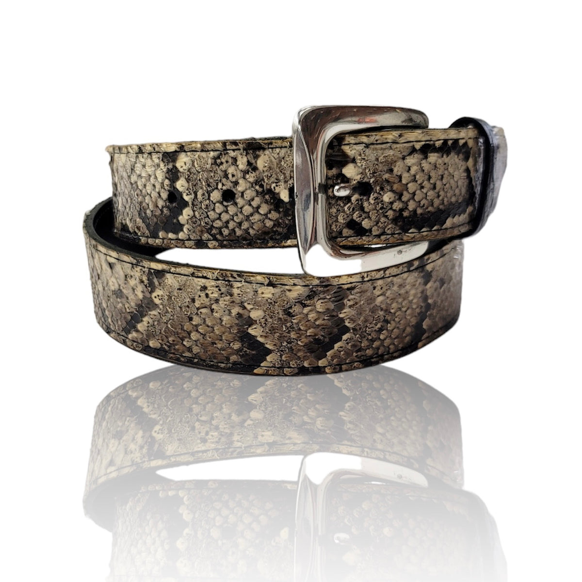 Hoffman Leather Python Men's Belt – House of Leather Atelier Men's ...