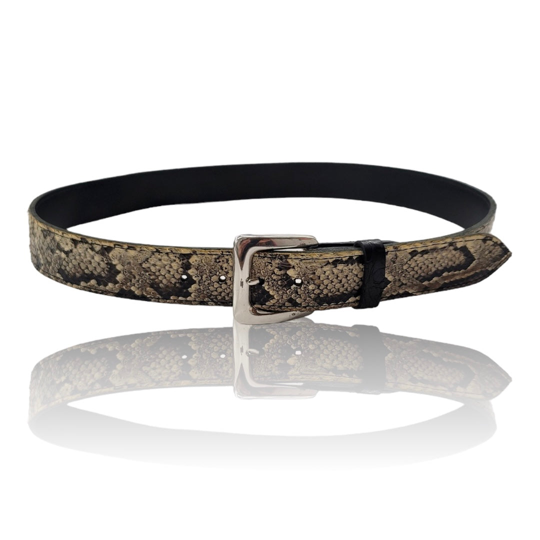 Hoffman Leather Python Men's Belt – House of Leather Atelier Men's ...